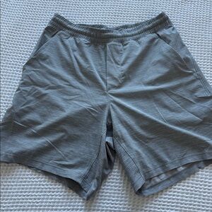 Gray Lulu Lemon Athletic Shorts